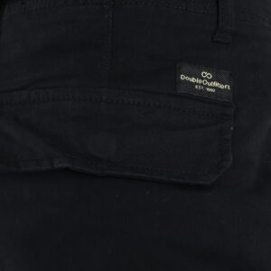 262CCP-4130 CARGO PANTS WITH ELASTIC TAPE HEM BLACK - Image 7