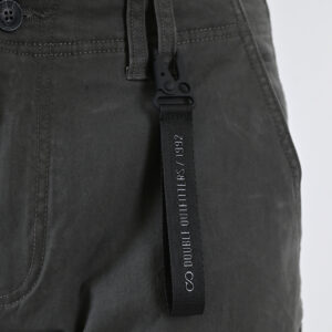 262CCP-4130 CARGO PANTS WITH ELASTIC TAPE HEM SMOKE GREY - Image 5