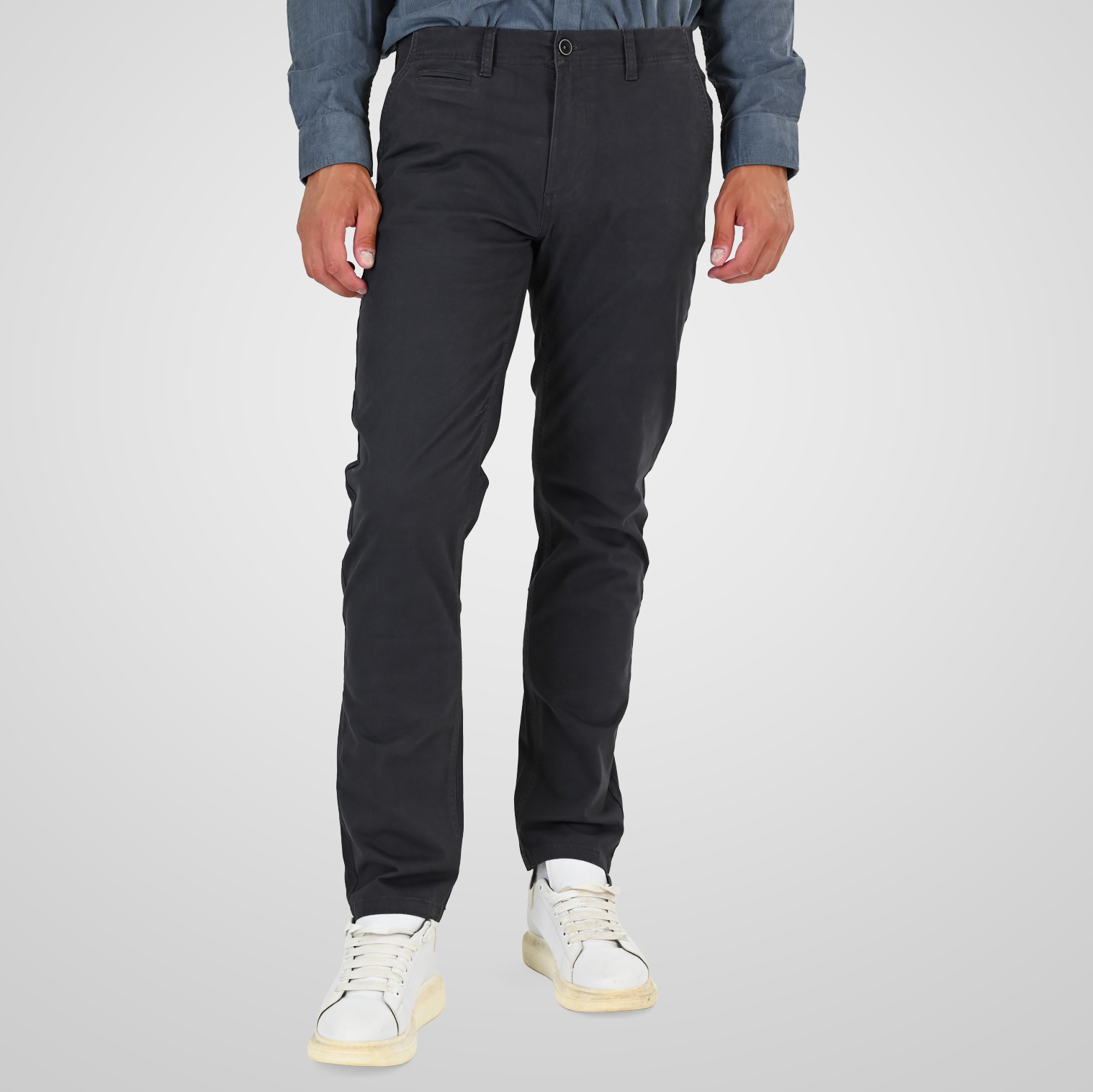 262CP-4128 CHINOS PANTS ANTHRACITE - Image 1