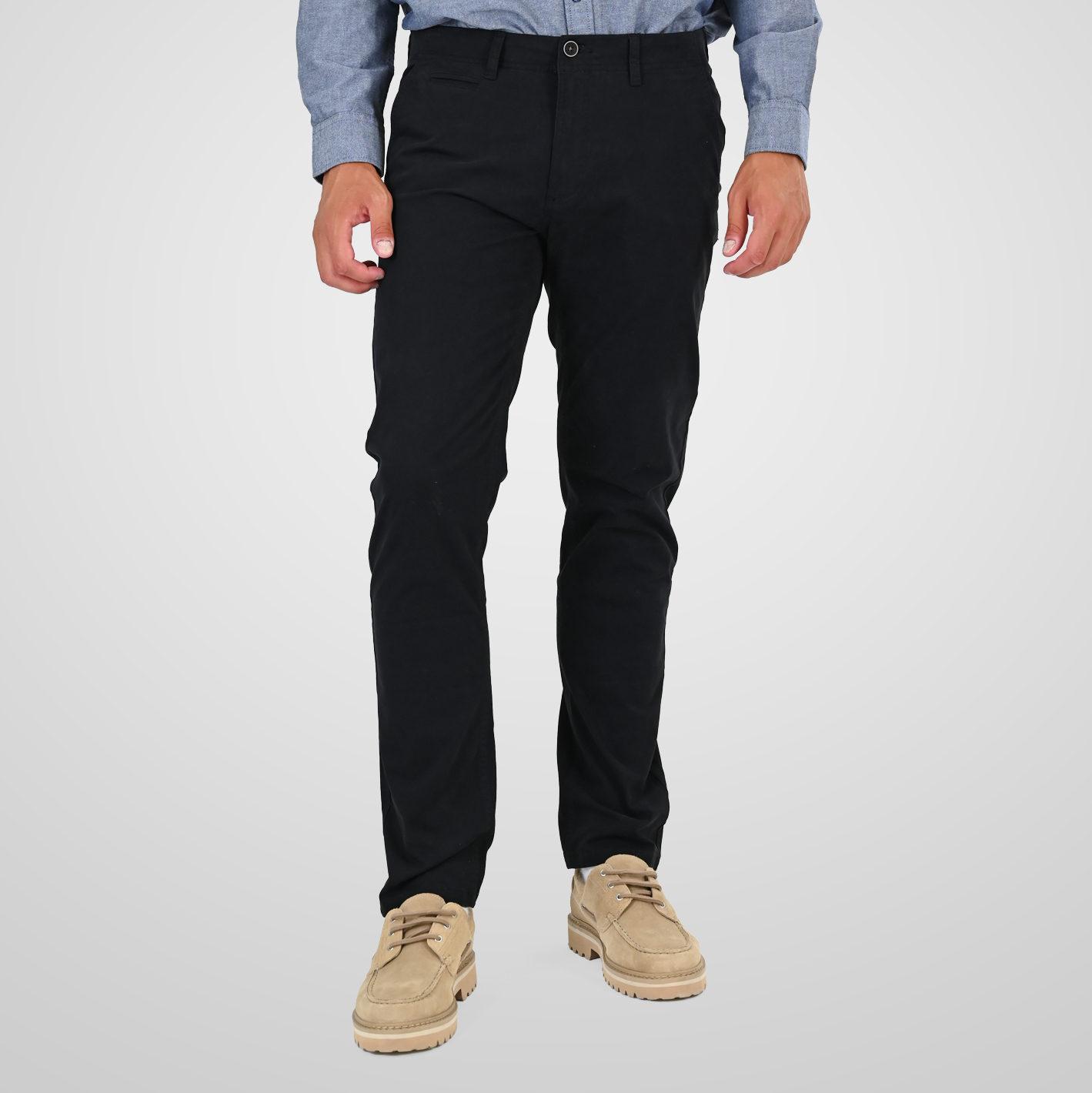 262CP-4128 CHINOS PANTS BLACK - Image 1