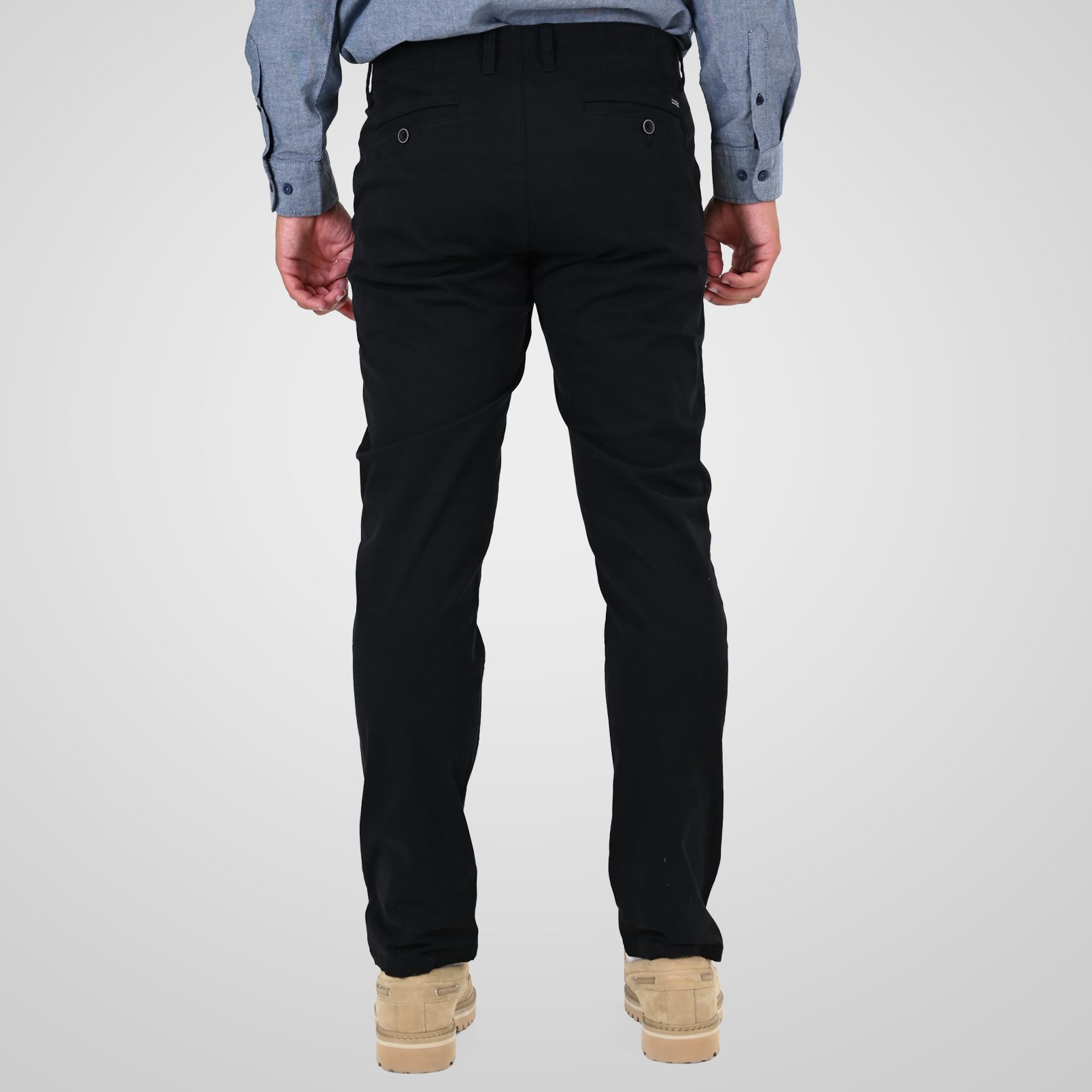 262CP-4128 CHINOS PANTS BLACK - Image 4