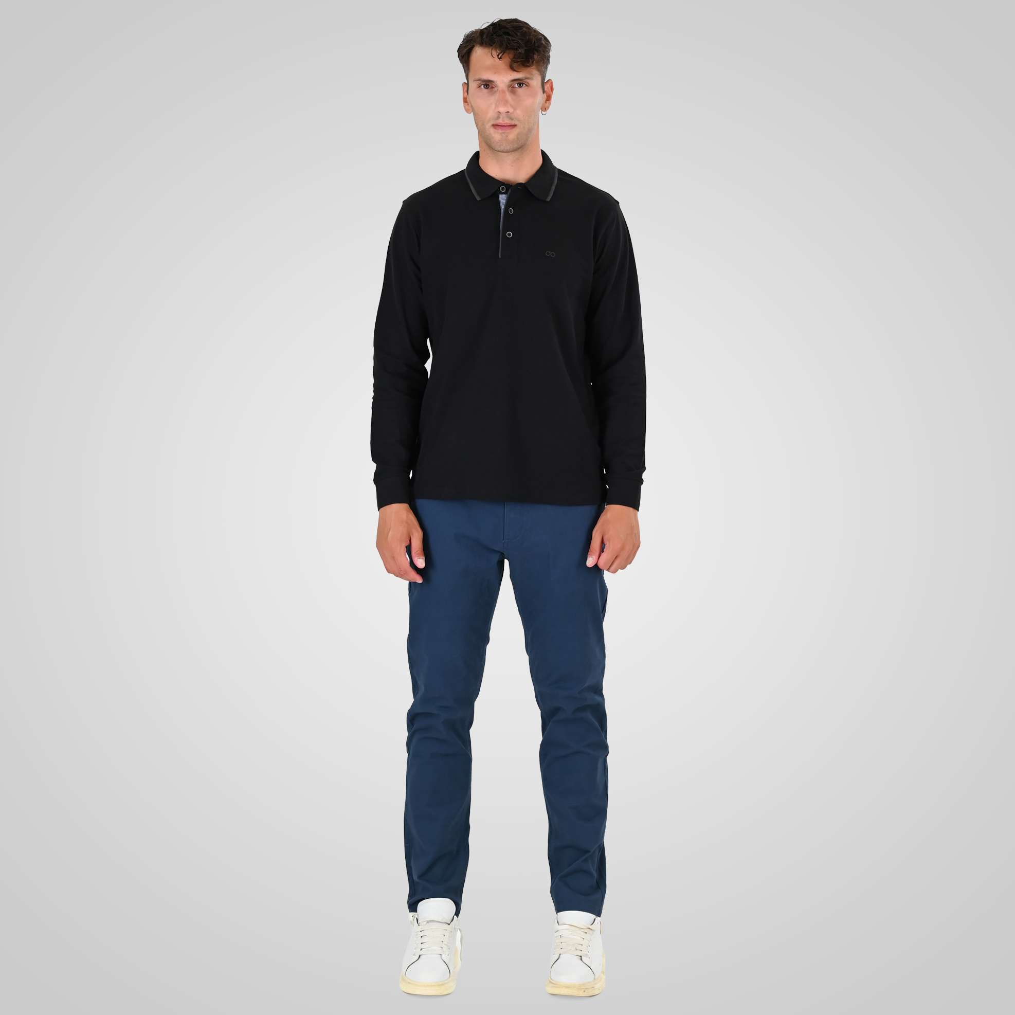 262CP-4128 CHINOS PANTS BLUE GREY - Image 2