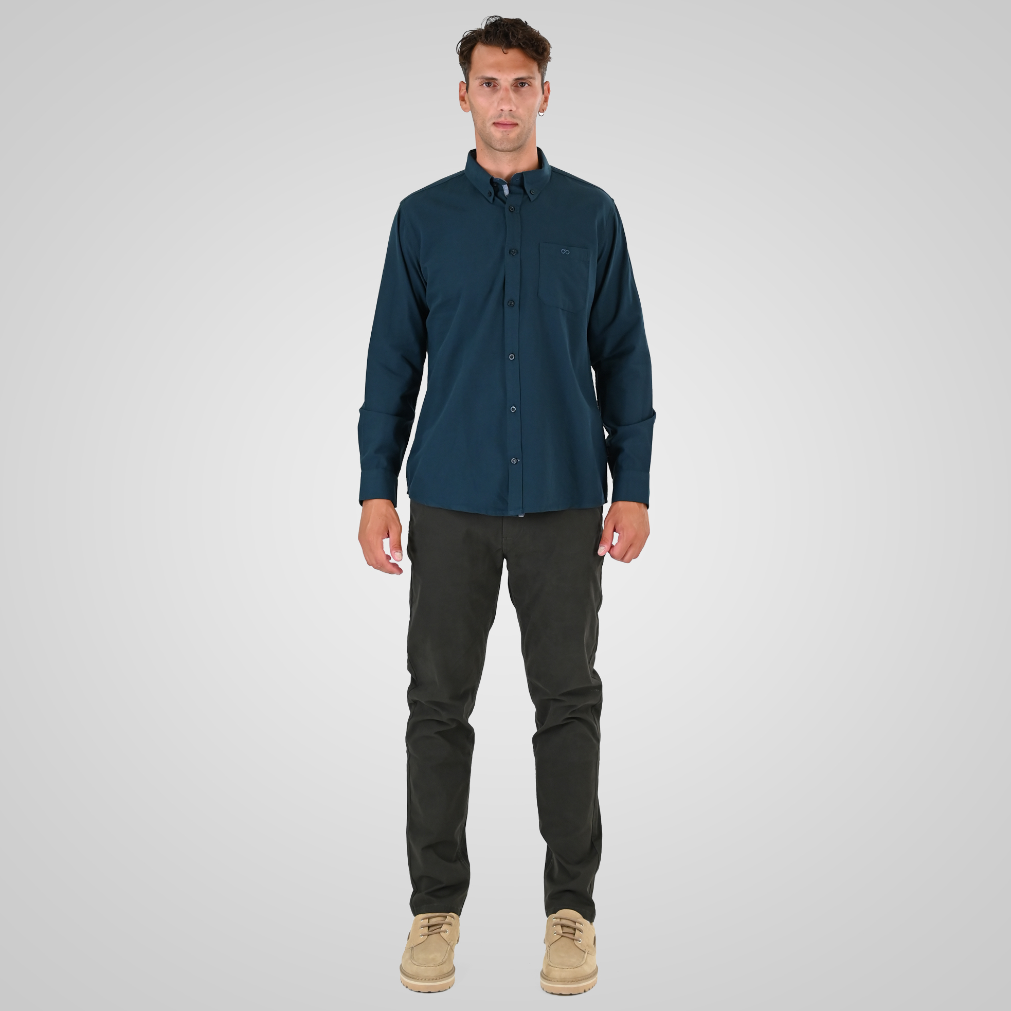 262CP-4128 CHINOS PANTS DK KHAKI - Image 2