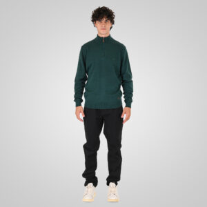 262CP-4131 CHINOS PANTS WITH ELASTICATED WAISTBAND BLACK