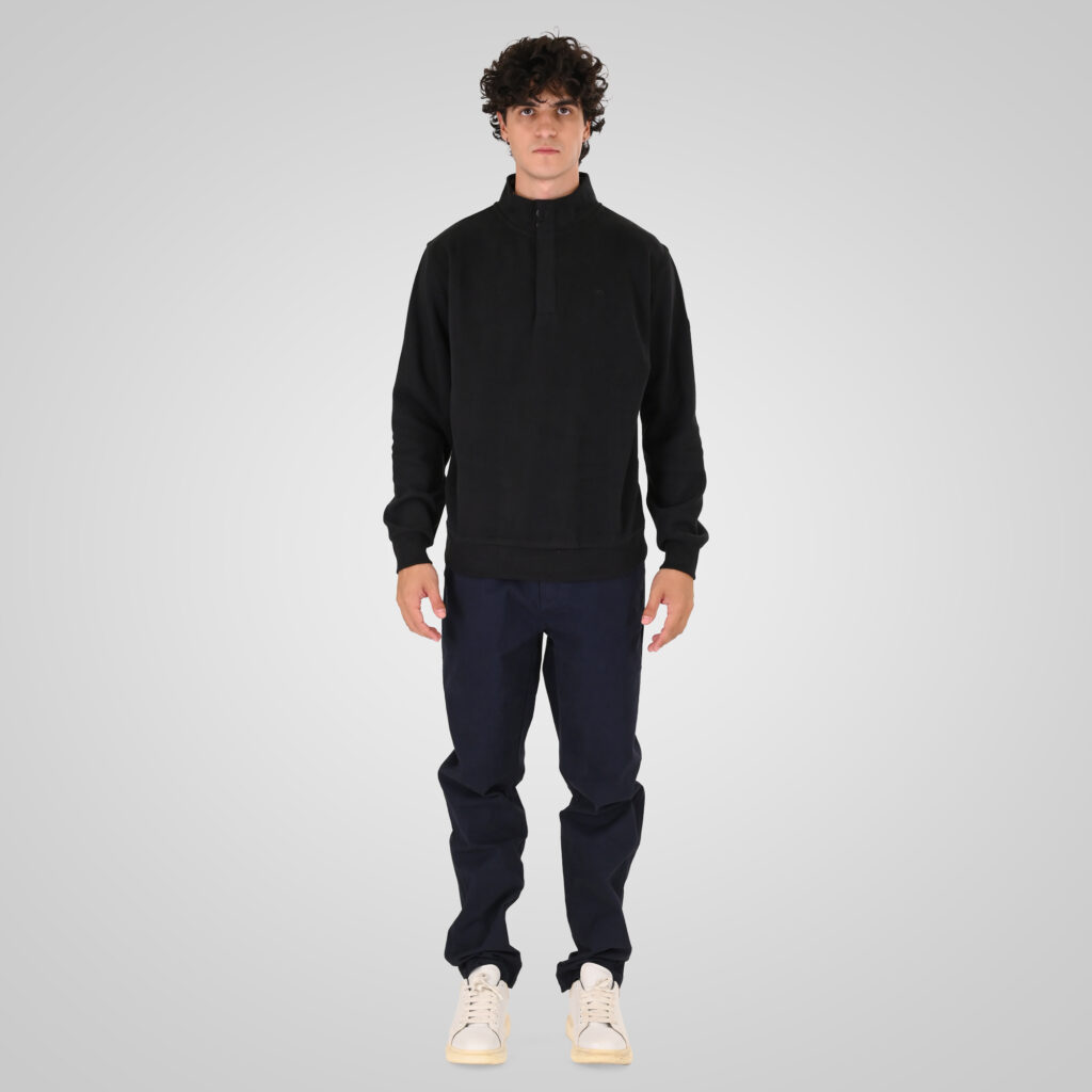 262CP-4131 CHINOS PANTS WITH ELASTICATED WAISTBAND NAVY