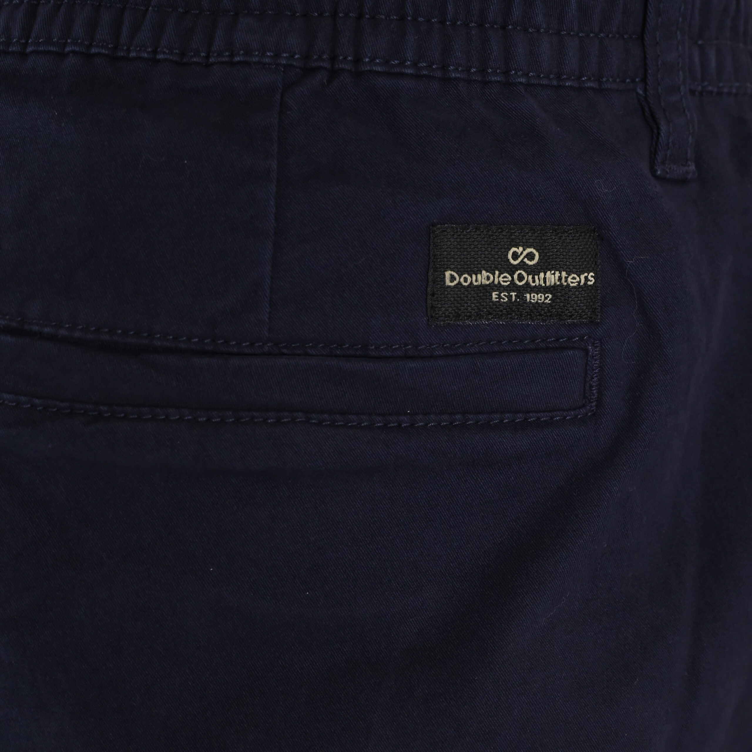 262CP-4131 CHINOS PANTS WITH ELASTICATED WAISTBAND NAVY - Image 5