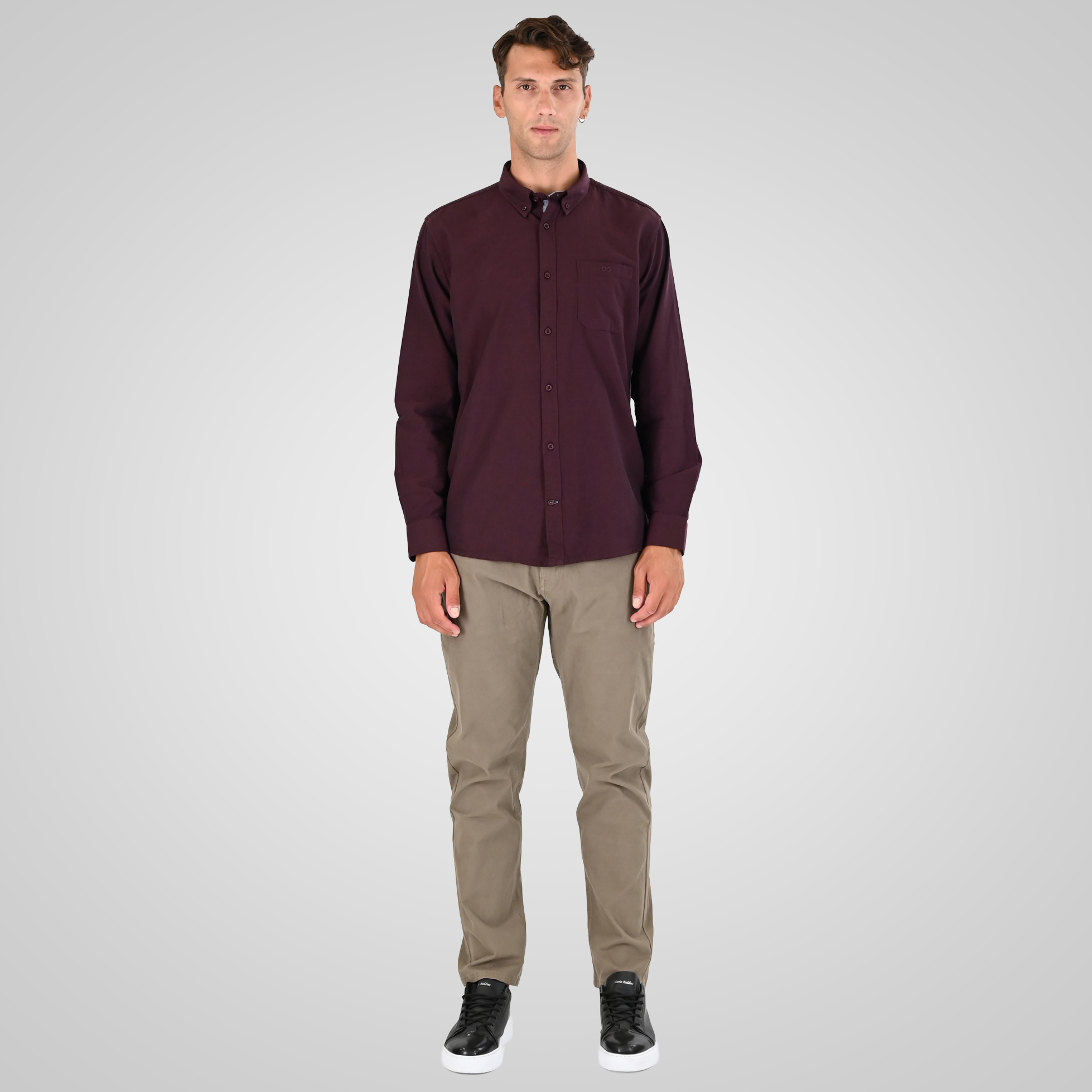 262FP-4135 FIVE POCKETS PANTS (TWILL FABRIC) TAUPE - Image 2