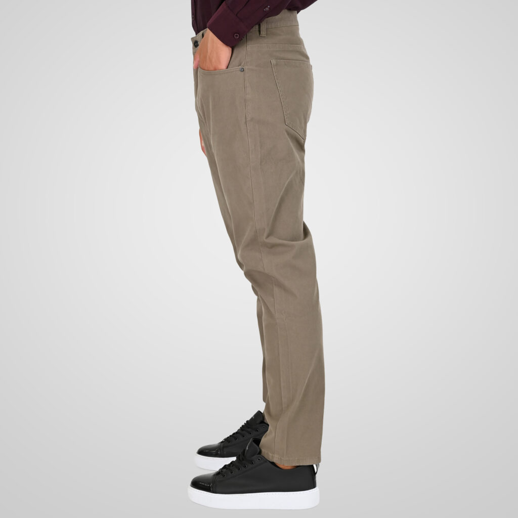 262FP-4135 FIVE POCKETS PANTS (TWILL FABRIC) TAUPE