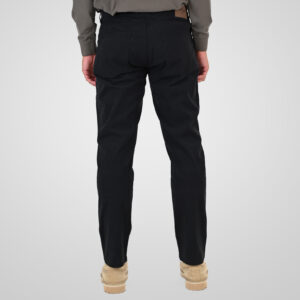 262FP-4135 FIVE POCKETS PANTS (TWILL FABRIC) BLACK - Image 4