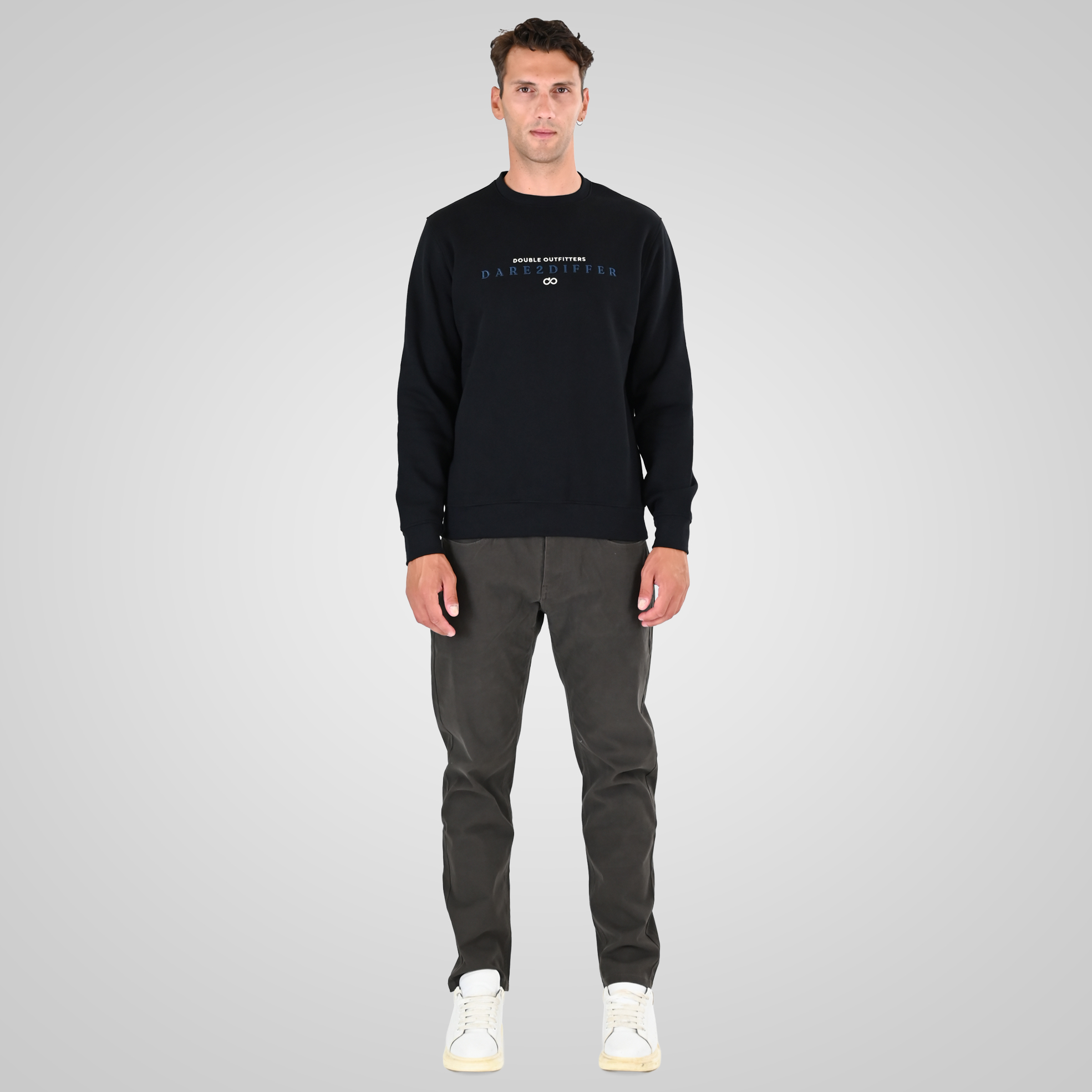 262FP-4135 FIVE POCKETS PANTS (TWILL FABRIC) SHADOW GREY - Image 2