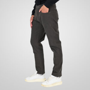 262FP-4135 FIVE POCKETS PANTS (TWILL FABRIC) SHADOW GREY - Image 3