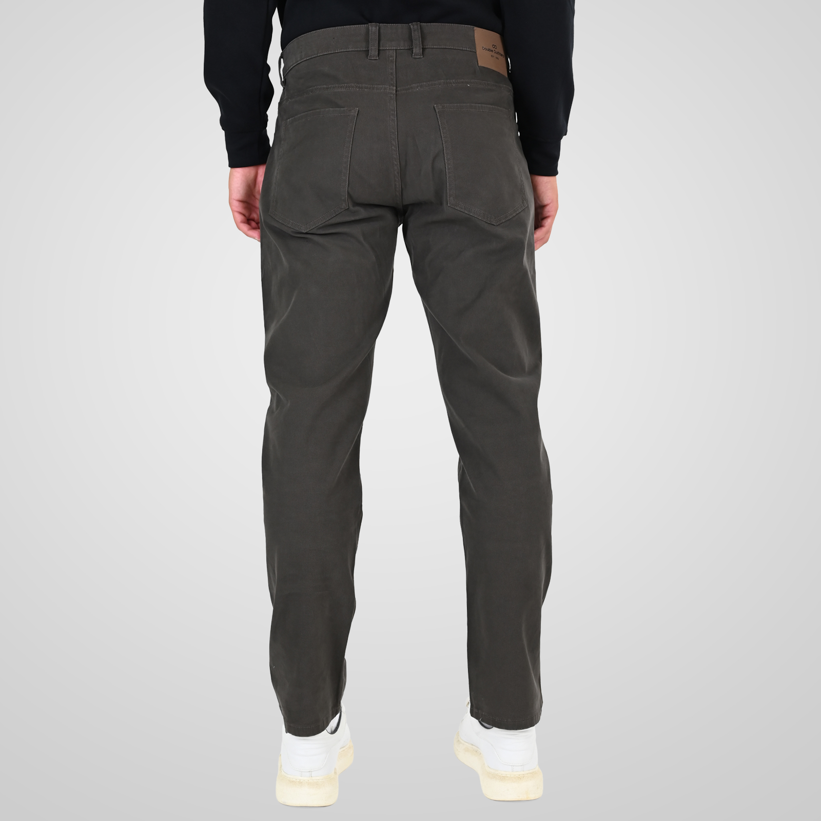 262FP-4135 FIVE POCKETS PANTS (TWILL FABRIC) SHADOW GREY - Image 4