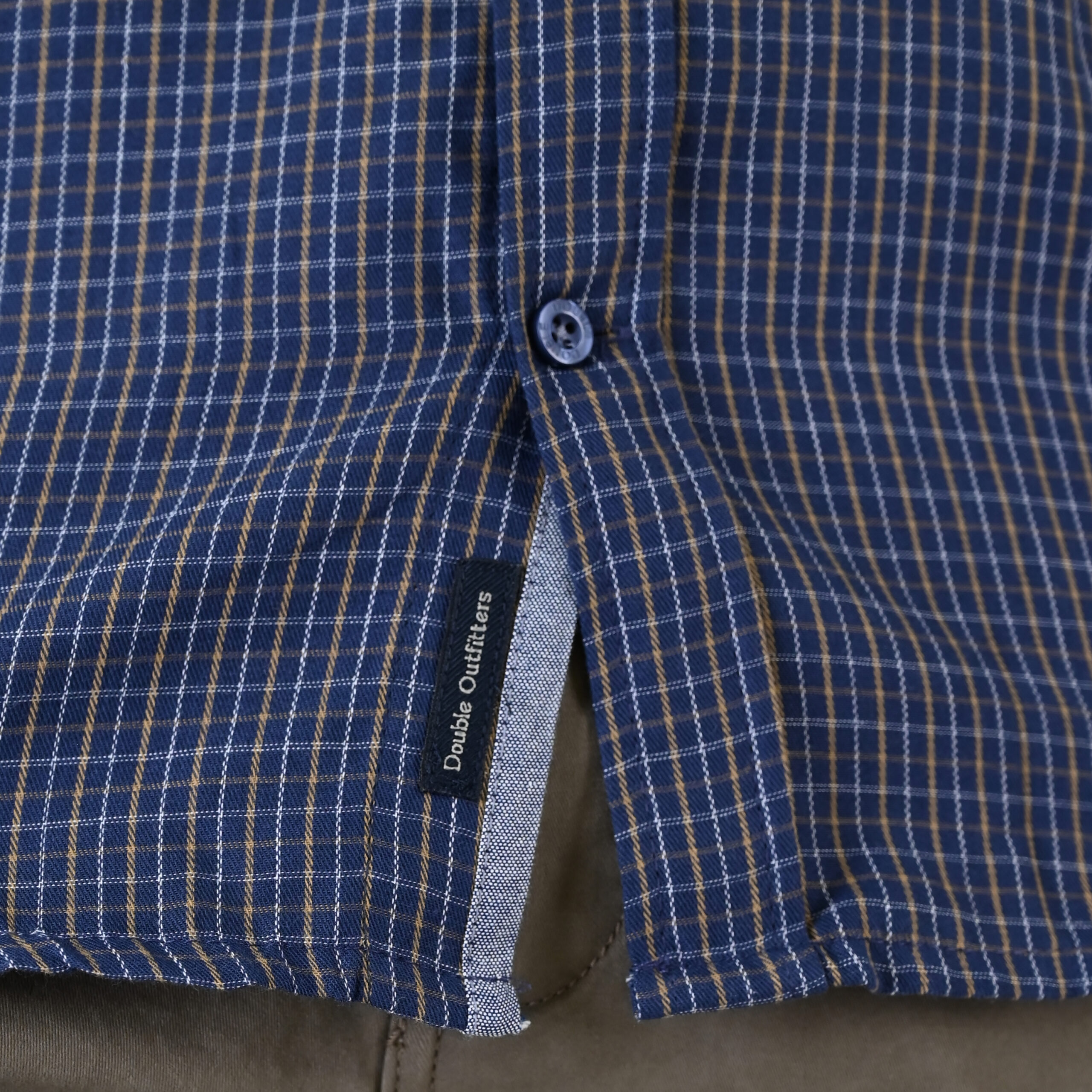 262FS-5230 SHIRTS CHECK WITH CHEST POCKET CC21 DK BLUE-TABA - Image 7