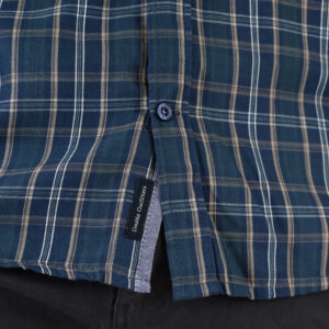 262FS-5230 SHIRTS CHECK WITH CHEST POCKET CC23 DK GREEN-BEIGE - Image 7