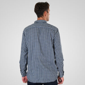 262FS-5230 SHIRTS CHECK WITH CHEST POCKET CC22 PETROL-BLUE - Image 4