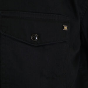 GS-5126 NOS SHIRTS WITH SNAP BUTTONS (DENIM LOOK) BLACK - Image 5