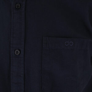 262GS-5225 OXFORD SHIRTS WITH CHEST POCKET AND DENSE EMBROIDERY BLUE MELANGE - Image 5
