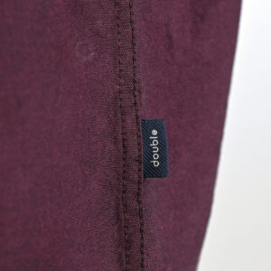 262GS-5225 OXFORD SHIRTS WITH CHEST POCKET AND DENSE EMBROIDERY BORDEAUX MELANGE - Image 6