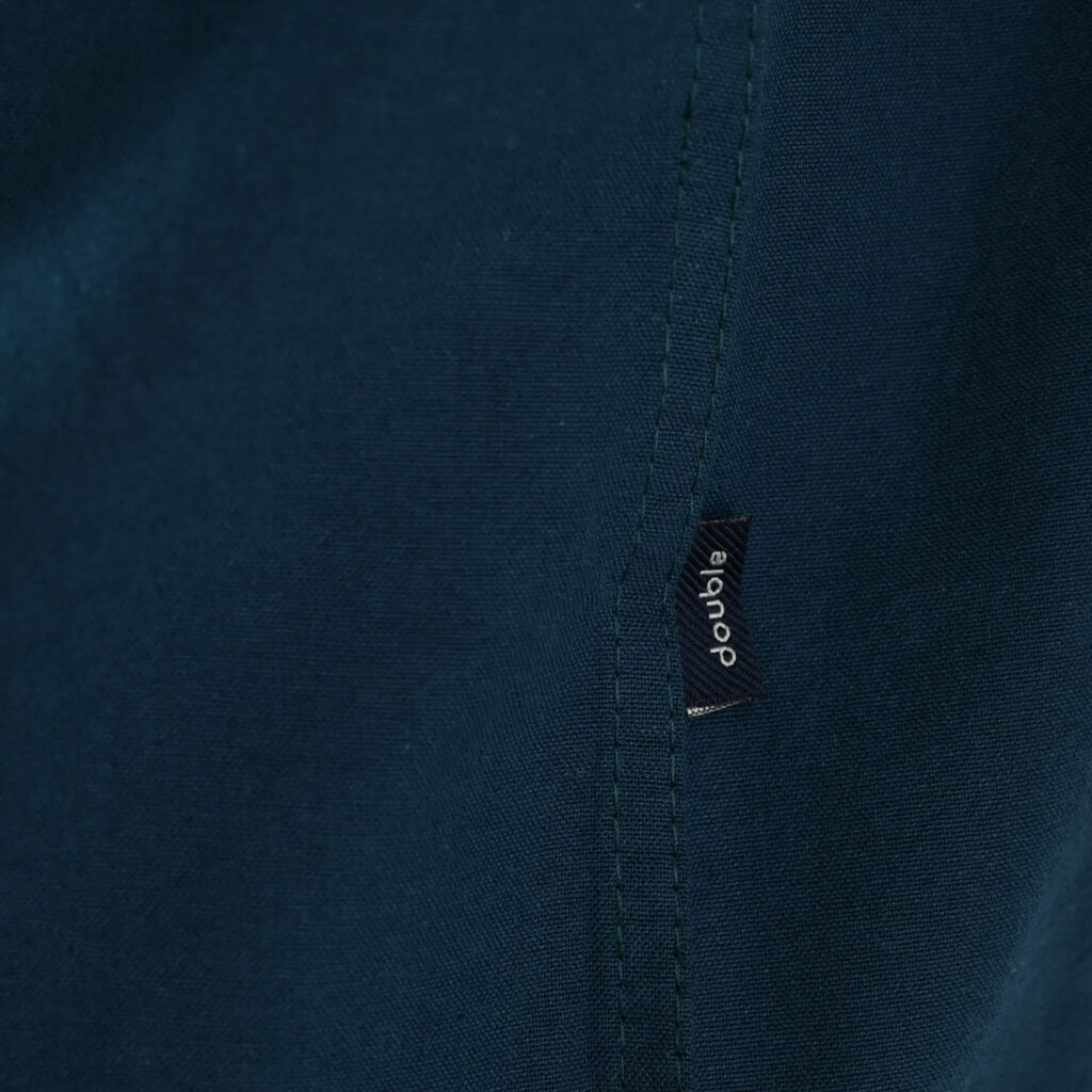 262GS-5225 OXFORD SHIRTS WITH CHEST POCKET AND DENSE EMBROIDERY DK TEAL