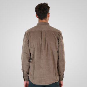 262GS-5226 SHIRTS WITH CHEST POCKET AND DENSE EMBROIDERY (BABY CORDUROY) BEIGE - Image 4