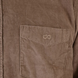 262GS-5226 SHIRTS WITH CHEST POCKET AND DENSE EMBROIDERY (BABY CORDUROY) BEIGE - Image 5