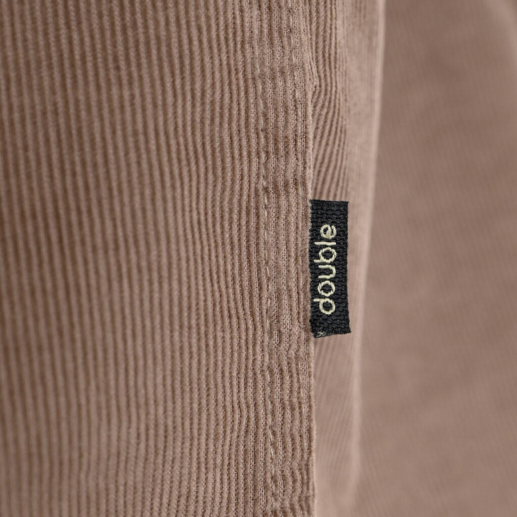262GS-5226 SHIRTS WITH CHEST POCKET AND DENSE EMBROIDERY (BABY CORDUROY) BEIGE