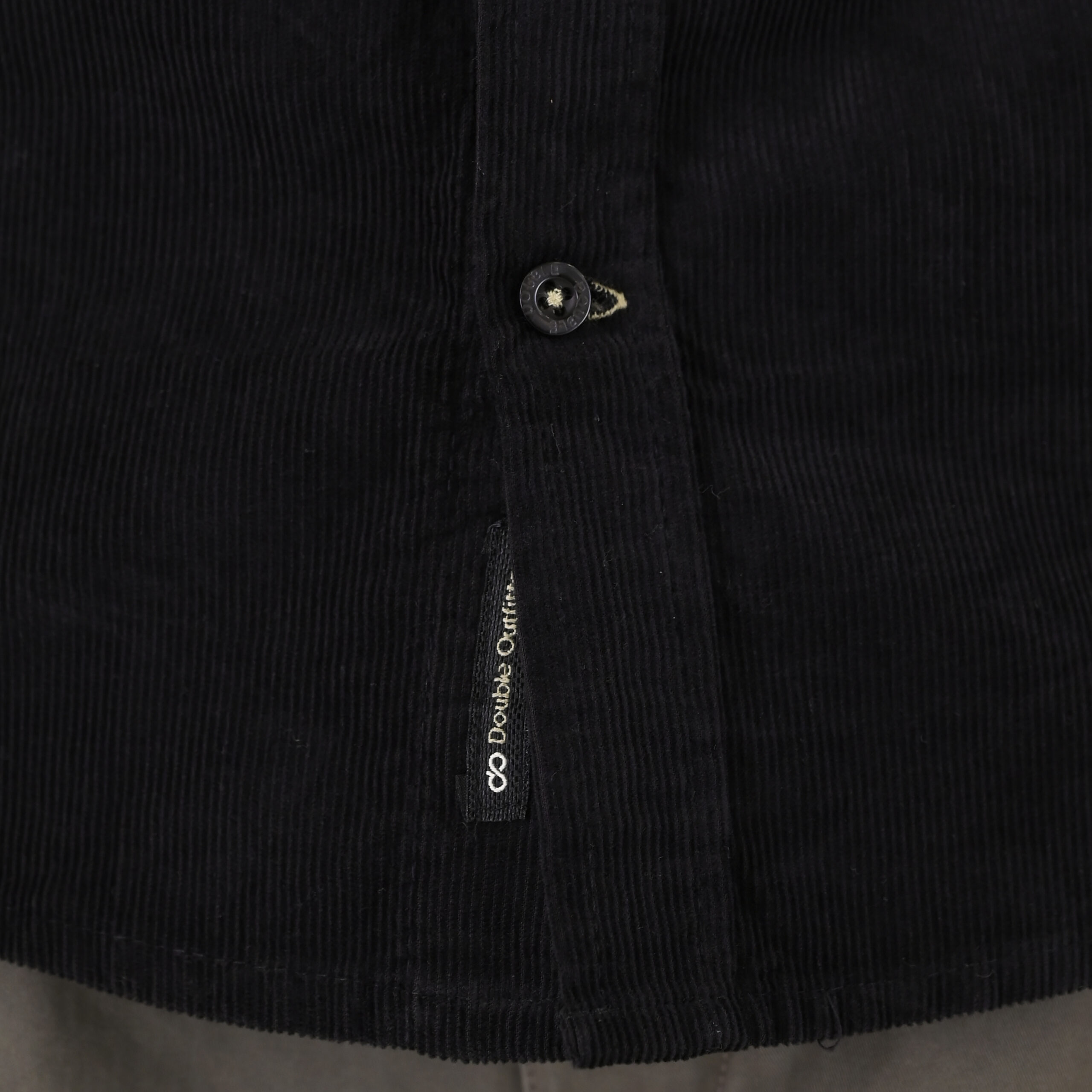 262GS-5226 SHIRTS WITH CHEST POCKET AND DENSE EMBROIDERY (BABY CORDUROY) BLACK - Image 6