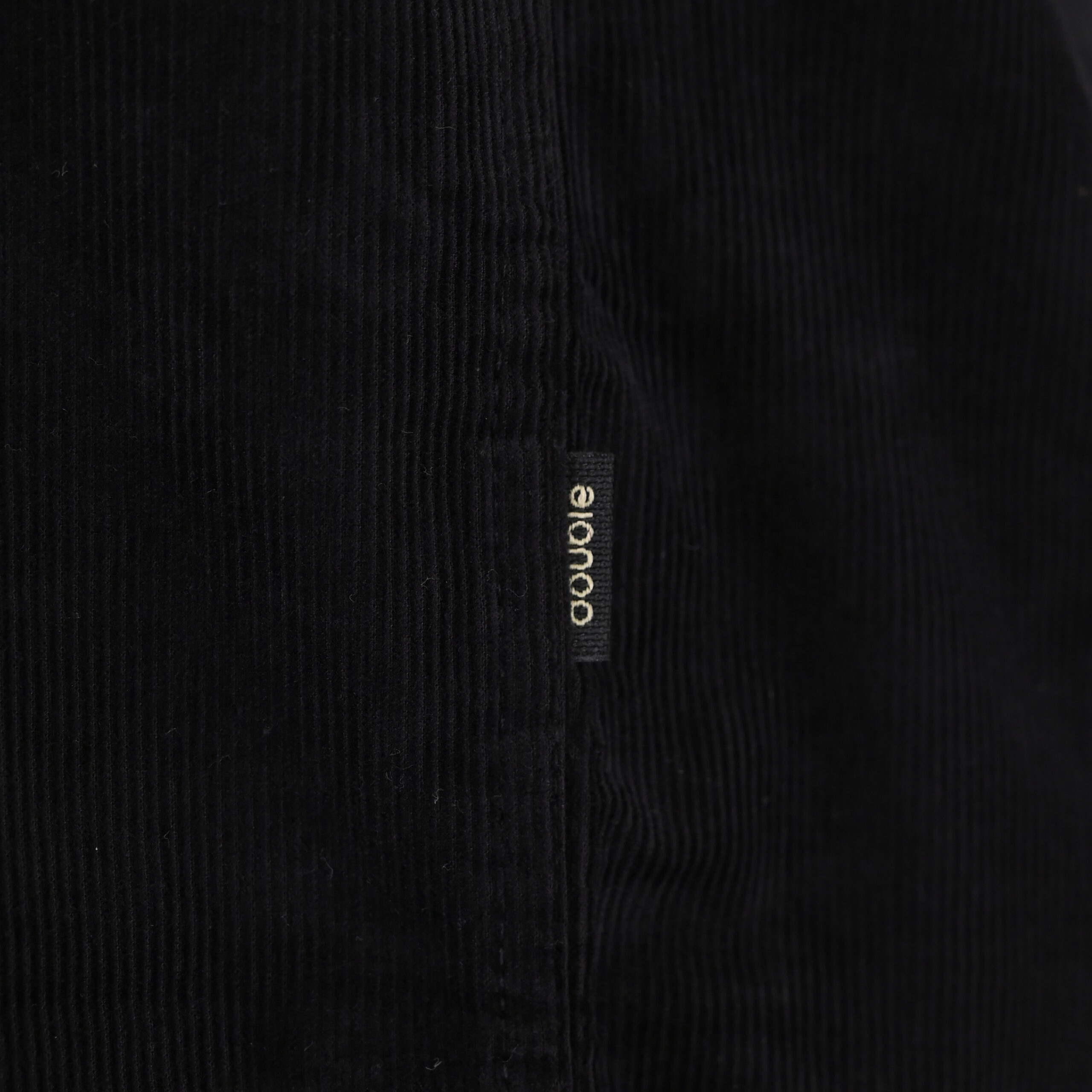 262GS-5226 SHIRTS WITH CHEST POCKET AND DENSE EMBROIDERY (BABY CORDUROY) BLACK - Image 7