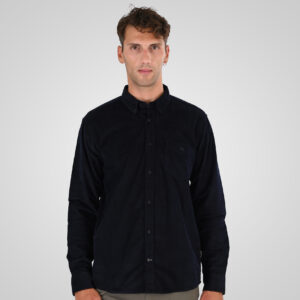 262GS-5226 SHIRTS WITH CHEST POCKET AND DENSE EMBROIDERY (BABY CORDUROY) DK MARINE