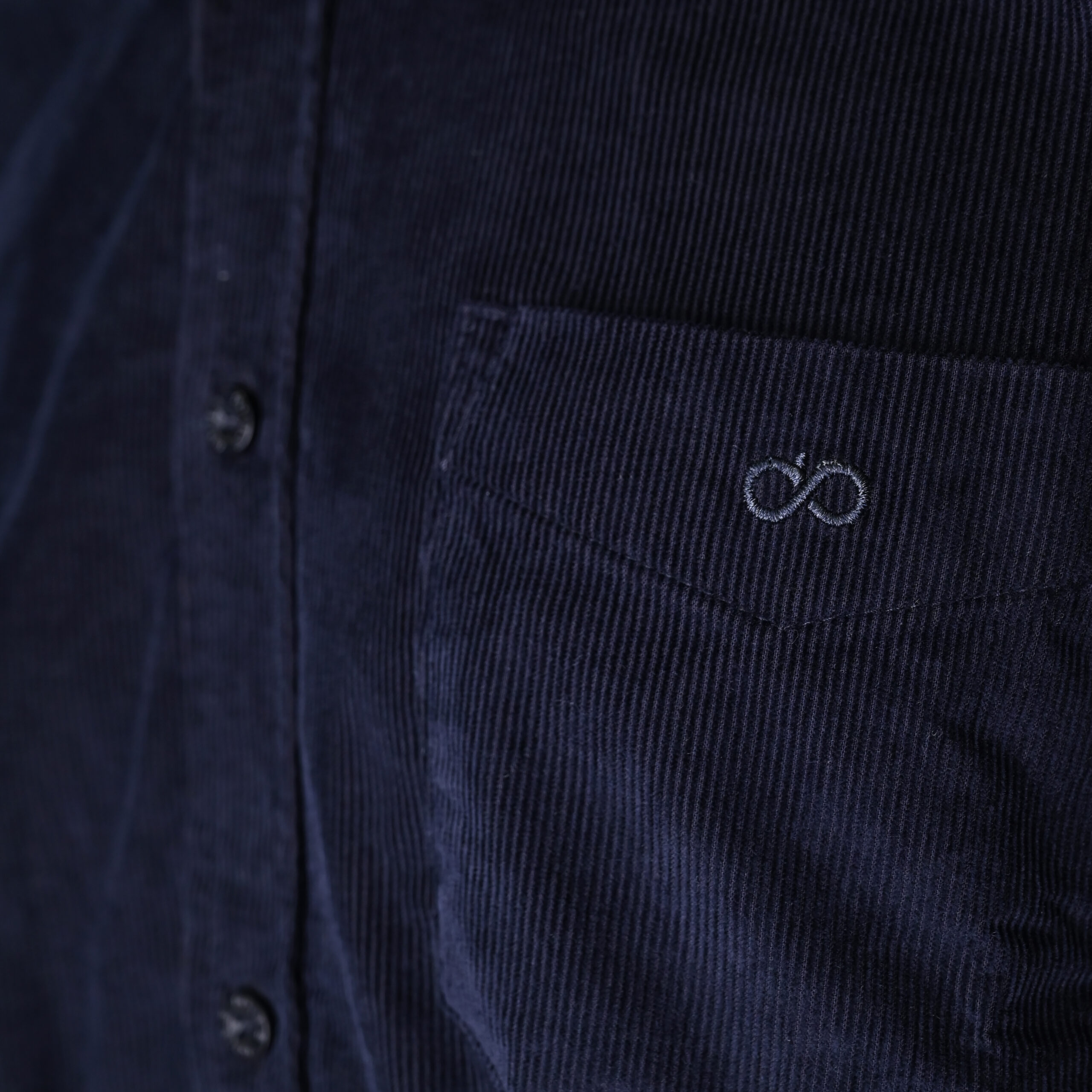 262GS-5226 SHIRTS WITH CHEST POCKET AND DENSE EMBROIDERY (BABY CORDUROY) DK MARINE - Image 5