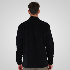262GS-5227 OVERSHIRTS WITH CHEST POCKETS (HEAVY CORDUROY) BLACK - Image 4