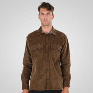 262GS-5227 OVERSHIRTS WITH CHEST POCKETS (HEAVY CORDUROY) CAMEL