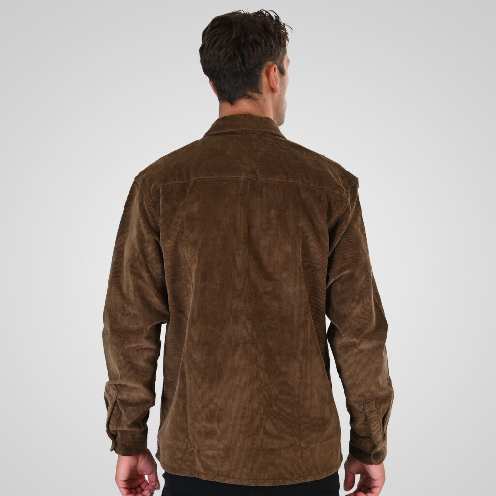 262GS-5227 OVERSHIRTS WITH CHEST POCKETS (HEAVY CORDUROY) CAMEL