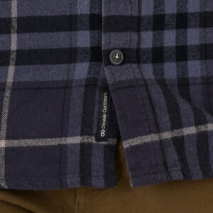 262GS-5233 SHIRTS FLANNEL WITH CHEST POCKETS CC1 BLACK-GREY - Image 5