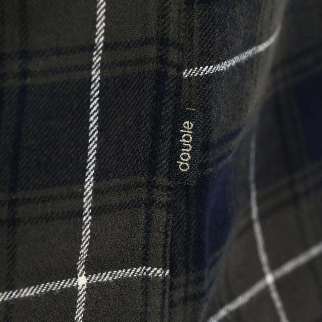 262GS-5233 SHIRTS FLANNEL WITH CHEST POCKETS CC2 OLIVE-BLUE