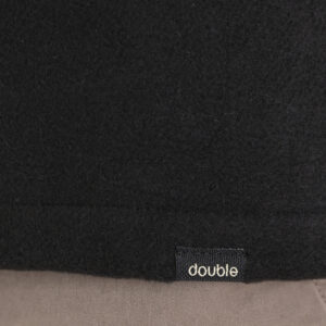 262GS-5236 OVERSHIRTS WITH ZIPPER AND LIGHT PADDING (HEAVY FLANNEL) BLACK - Image 6