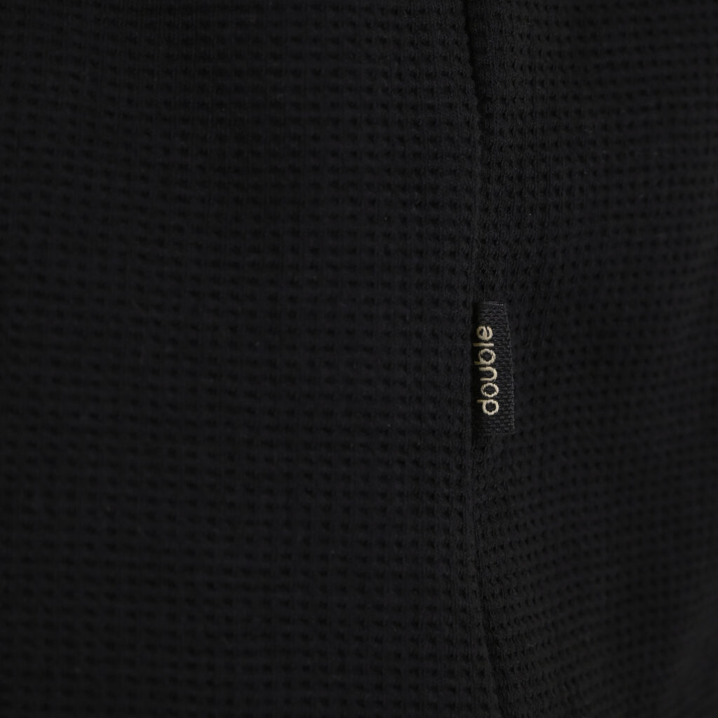 262GS-5237 OVERSHIRTS SPECIAL FABRIC (WAFFLE) BLACK