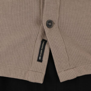 262GS-5237 OVERSHIRTS SPECIAL FABRIC (WAFFLE) LT TAUPE - Image 6
