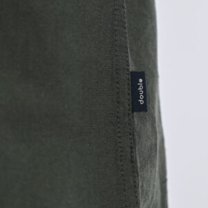 262GS-5225 OXFORD SHIRTS WITH CHEST POCKET AND DENSE EMBROIDERY DK KHAKI MELANGE - Image 7