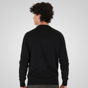 262KNIT-8070 KNITS CREWNECK BLACK - Image 4