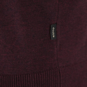 262KNIT-8070 KNITS CREWNECK BORDEAUX MELANGE - Image 5