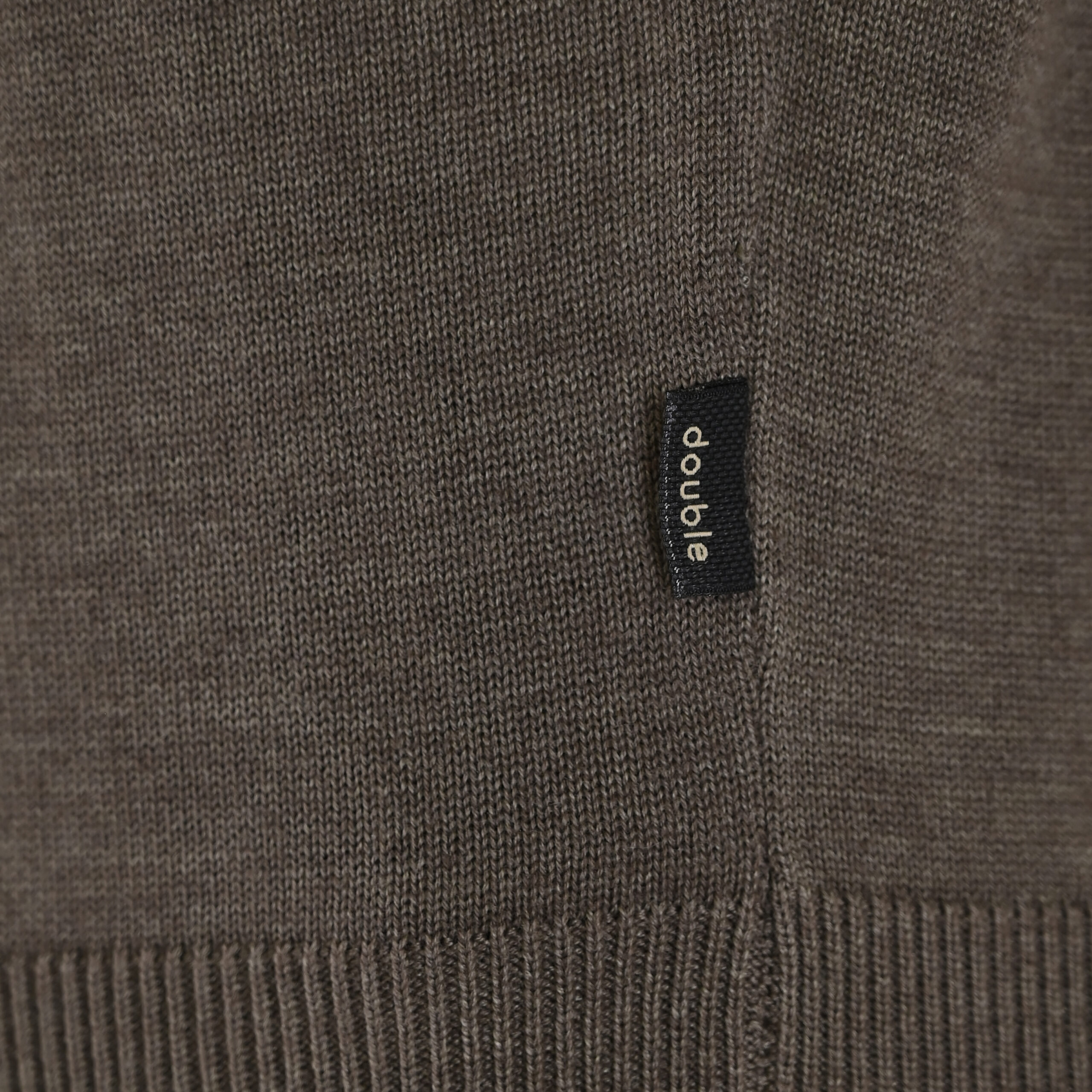 262KNIT-8070 KNITS CREWNECK KHAKI MELANGE - Image 5