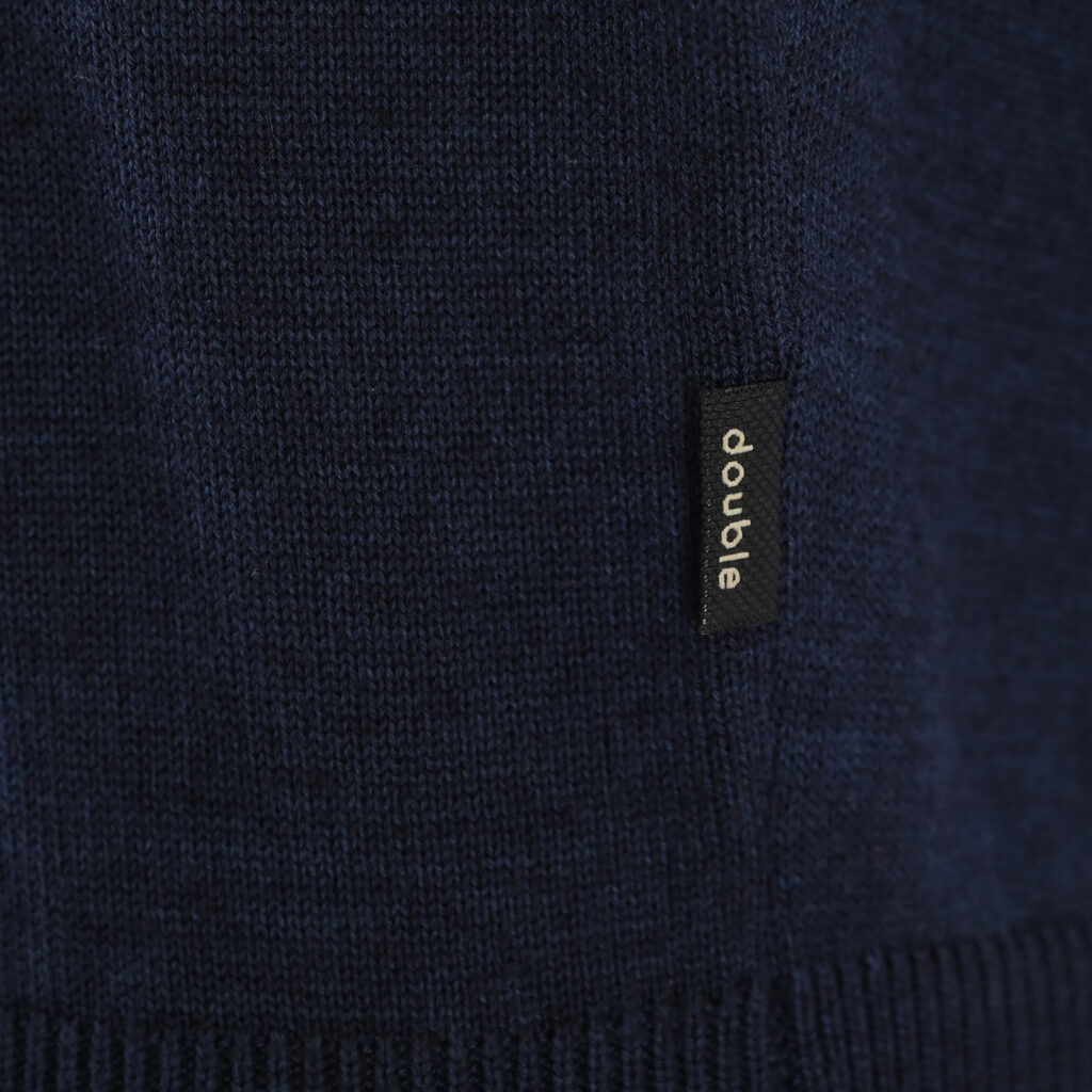 262KNIT-8070 KNITS CREWNECK NAVY MELANGE