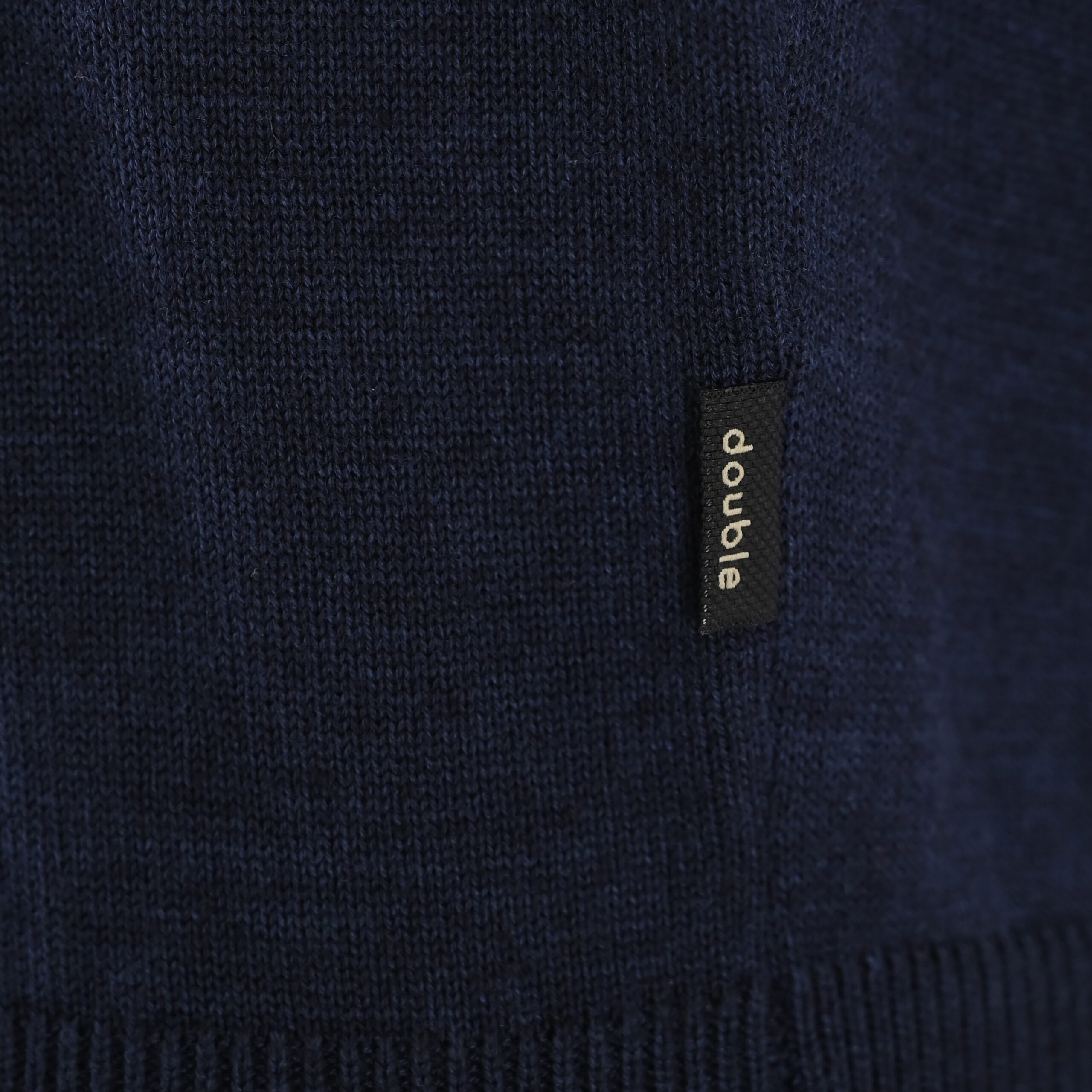 262KNIT-8070 KNITS CREWNECK NAVY MELANGE - Image 5