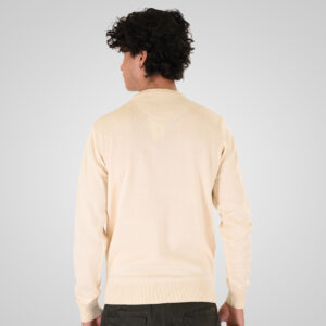 262KNIT-8070 KNITS CREWNECK OFF WHITE MELANGE - Image 4