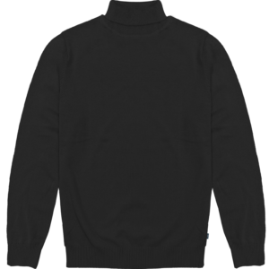 262KNIT-8073 KNITS ROLL NECK BLACK