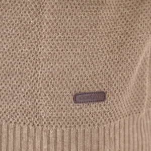 262KNIT-8075 KNITS CREWNECK (SPECIAL KNITTING) BEIGE MELANGE - Image 5