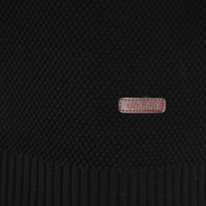 262KNIT-8075 KNITS CREWNECK (SPECIAL KNITTING) BLACK - Image 5