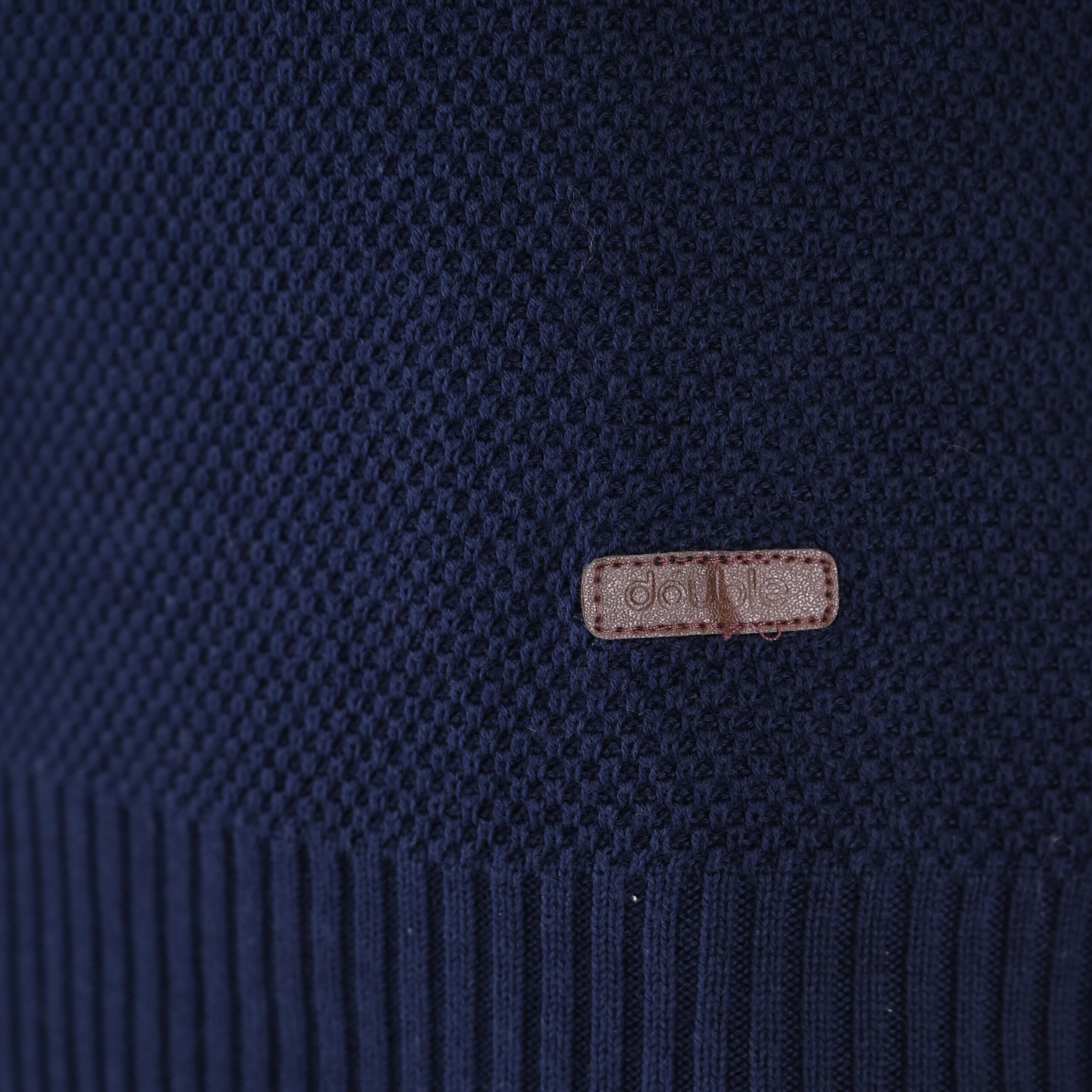 262KNIT-8075 KNITS CREWNECK (SPECIAL KNITTING) BLUE MARINE - Image 5
