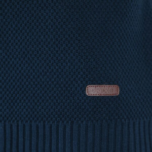 262KNIT-8075 KNITS CREWNECK (SPECIAL KNITTING) DK PETROL - Image 5